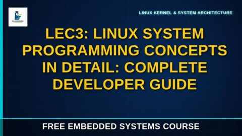Master Linux System Programming Concepts in Detail, including memory management, processes, threads, and IPC.