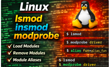 what is lsmod, insmod,modinfo,rmmod,modprobe
