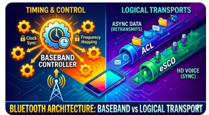 what is Bluetooth Baseband what are bluetooth logical transport image