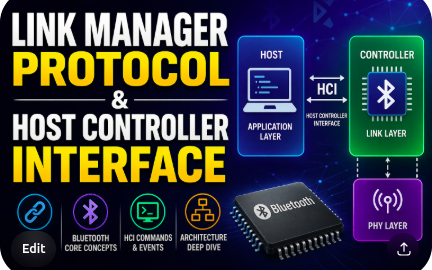 Link Manager Protocol & Host Controller Interface, bluetooth development in c