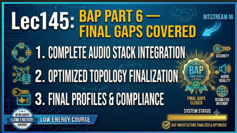 ble audio tutorial BAP profile Part 6m what is bap profile in ble audio profile, how ble audio works ? how bap works in ble audio