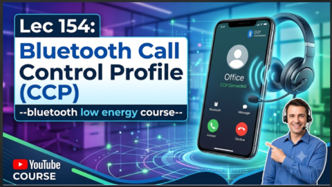 ble audio tutorial Bluetooth Call Control Profile (CCP), what is call control profile in ble audio, how ccp works in ble audio
