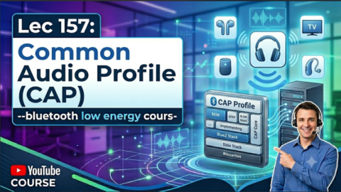 bluetooth le audiot tutorial Common Audio Profile (CAP) in ble audio, what is CAP profile in ble audio, how CAP works in ble audio