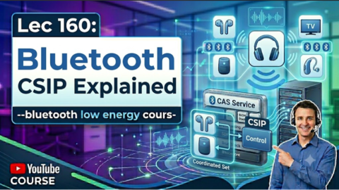 ble audio development course Bluetooth CSIP Explained, what is csip in ble audio, how csip works in ble auido, ble audio development course