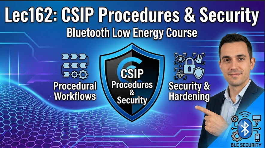 ble audio development course CSIP Procedures & Security ...