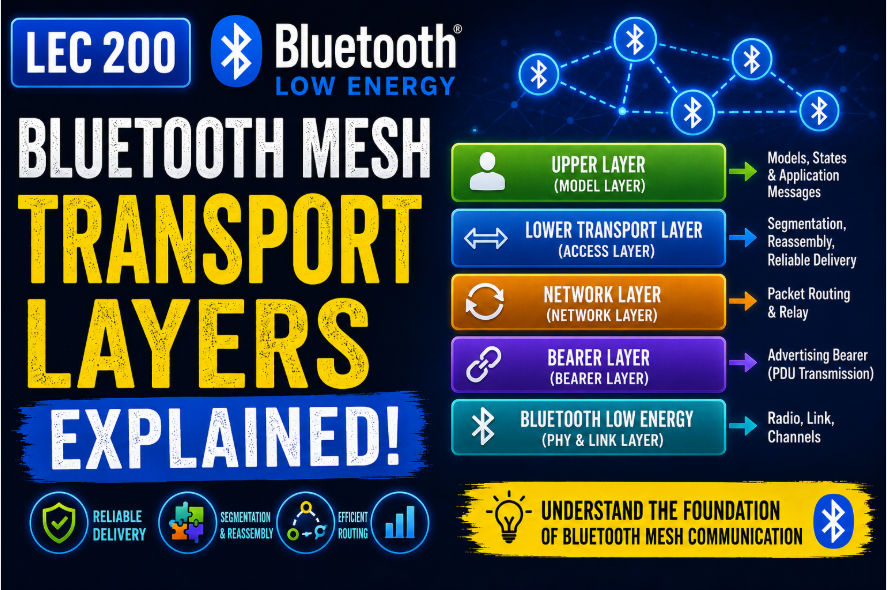 ble mesh programming in c Bluetooth Mesh Transport Layers Explained ...
