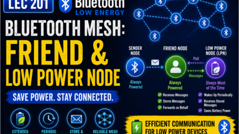 Bluetooth Mesh development in c : Friend & Low Power Node, what is friend in ble mesh, what is friend node in ble mesh
