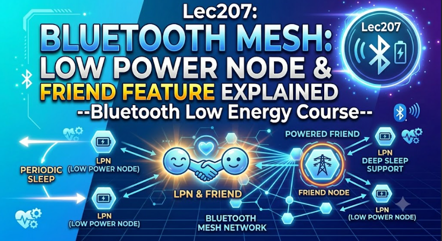 Bluetooth Mesh tutorial : Low Power Node & Friend Feature Explained ...