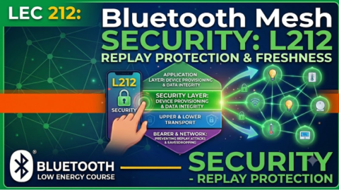 Bluetooth Mesh Security Explained, how security works in bluetooth mesh, what are security features in ble mesh, keys in ble mesh