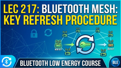 Bluetooth Mesh: Key Refresh Procedure, how keys are refreshed in ble mesh, what is key refreshing techniques in ble mesh