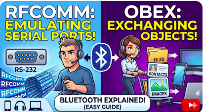 What is RFCOMM & OBEX in bluetooth - bluez tutorial