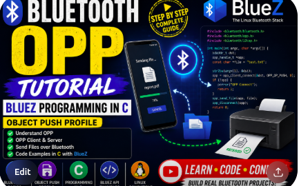 Bluetooth OPP tutorial bluez programming in c