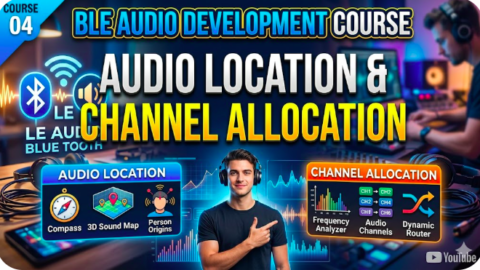 BLE Audio development Course : Audio Location in ble audio & Channel Allocation ble audio , ble audio course, ble audio programming in c, ble audio development in c, ble audio profiles in c, ble audio programming in c, ble audio bluez development in c