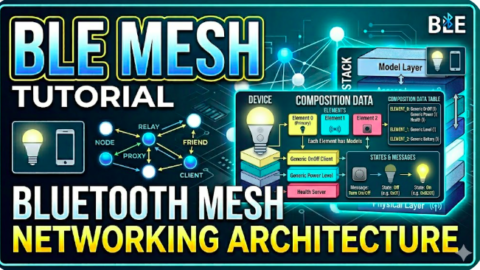 ble mesh tutorial - Bluetooth Mesh Elements States & Composition Data, what are ble mesh elements, different states in ble mesh
