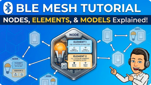 BLE MESH TUTORIAL : Nodes Elements Models in ble mesh, what is ble mesh what are nodes in ble mesh, what are models in ble mesh