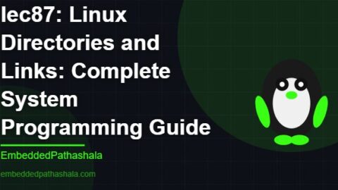 Linux Directories and Links: Complete System Programming Guide, free linux system programming course, free linux device drivers course, free embedded linux course, free embedded systems course