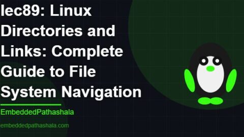 Linux Directories and Links: Complete Guide to File System Navigation, free linux system programming course, free linux device drivers course, free embedded linux course, free embedded systems course
