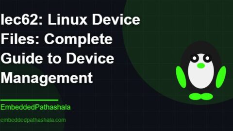Linux Device Files: Complete Guide to Device Management, free linux system programming course, free linux device drivers course, free embedded linux course, free embedded systems course