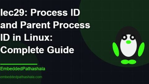 Process ID and Parent Process ID in Linux: Complete Guide, free linux system programming course, free linux device drivers course, free embedded linux course, free embedded systems course