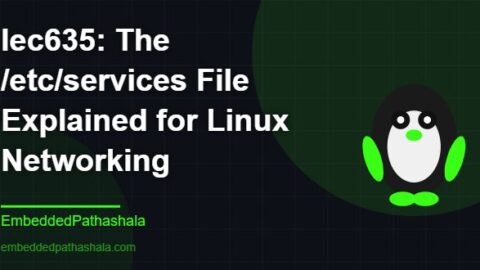 The /etc/services File Explained for Linux Networking, free linux system programming course, free linux device drivers course, free embedded linux course, free embedded systems course