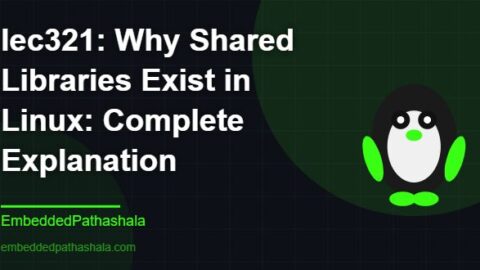 Why Shared Libraries Exist in Linux: Complete Explanation, free linux system programming course, free linux device drivers course, free embedded linux course, free embedded systems course