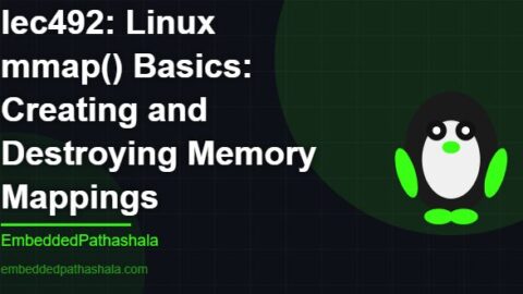 Linux mmap() Basics: Creating and Destroying Memory Mappings, free linux system programming course, free linux device drivers course, free embedded linux course, free embedded systems course