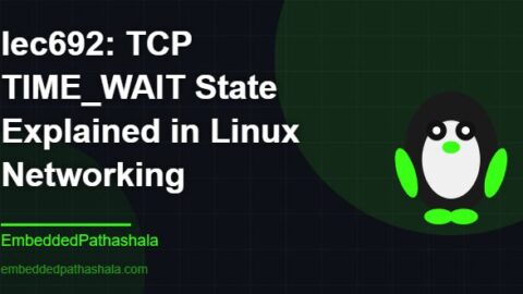 TCP TIME_WAIT State Explained in Linux Networking, free linux system programming course, free linux device drivers course, free embedded linux course, free embedded systems course