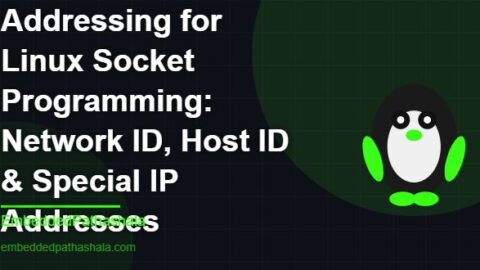 IPv4 Addressing for Linux Socket Programming: Network ID, Host ID & Special IP Addresses, free linux system programming course, free linux device drivers course, free embedded linux course, free embedded systems course