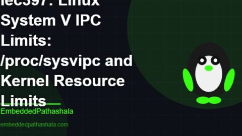 Linux System V IPC Limits: /proc/sysvipc and Kernel Resource Limits, free linux system programming course, free linux device drivers course, free embedded linux course, free embedded systems course
