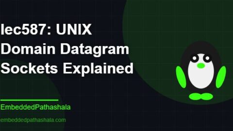 UNIX Domain Datagram Sockets Explained, free linux system programming course, free linux device drivers course, free embedded linux course, free embedded systems course