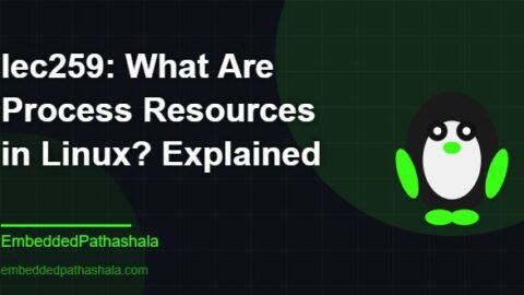 What Are Process Resources in Linux? Explained, free linux system programming course, free linux device drivers course, free embedded linux course, free embedded systems course