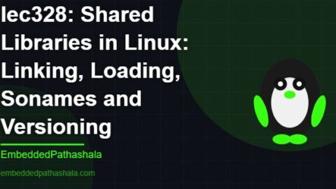 Shared Libraries in Linux: Linking, Loading, Sonames and Versioning, free linux system programming course, free linux device drivers course, free embedded linux course, free embedded systems course