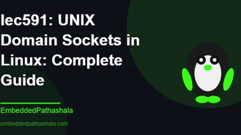UNIX Domain Sockets in Linux: Complete Guide, free linux system programming course, free linux device drivers course, free embedded linux course, free embedded systems course