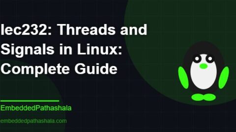 Threads and Signals in Linux: Complete Guide, free linux system programming course, free linux device drivers course, free embedded linux course, free embedded systems course