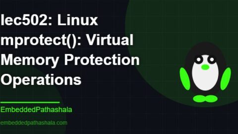 Linux mprotect(): Virtual Memory Protection Operations, free linux system programming course, free linux device drivers course, free embedded linux course, free embedded systems course