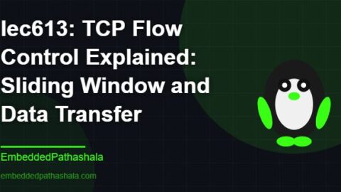 TCP Flow Control Explained: Sliding Window and Data Transfer, free linux system programming course, free linux device drivers course, free embedded linux course, free embedded systems course