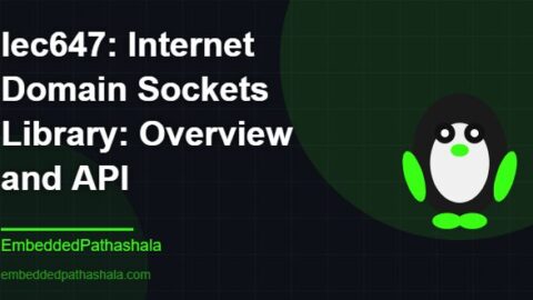 Internet Domain Sockets Library: Overview and API, free linux system programming course, free linux device drivers course, free embedded linux course, free embedded systems course