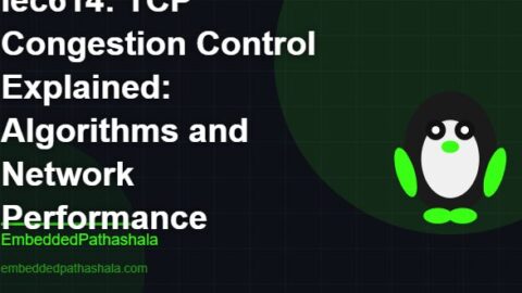 TCP Congestion Control Explained: Algorithms and Network Performance, free linux system programming course, free linux device drivers course, free embedded linux course, free embedded systems course