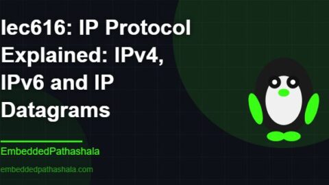 IP Protocol Explained: IPv4, IPv6 and IP Datagrams, free linux system programming course, free linux device drivers course, free embedded linux course, free embedded systems course