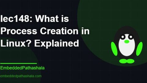 What is Process Creation in Linux? Explained, free linux system programming course, free linux device drivers course, free embedded linux course, free embedded systems course