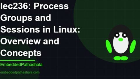 Process Groups and Sessions in Linux: Overview and Concepts, free linux system programming course, free linux device drivers course, free embedded linux course, free embedded systems course