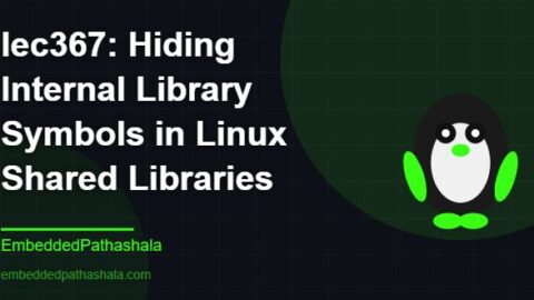 Hiding Internal Library Symbols in Linux Shared Libraries, free linux system programming course, free linux device drivers course, free embedded linux course, free embedded systems course
