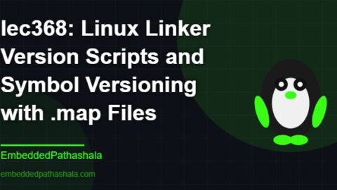 Linux Linker Version Scripts and Symbol Versioning with .map Files, free linux system programming course, free linux device drivers course, free embedded linux course, free embedded systems course