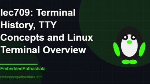 Terminal History, TTY Concepts and Linux Terminal Overview, free linux system programming course, free linux device drivers course, free embedded linux course, free embedded systems course