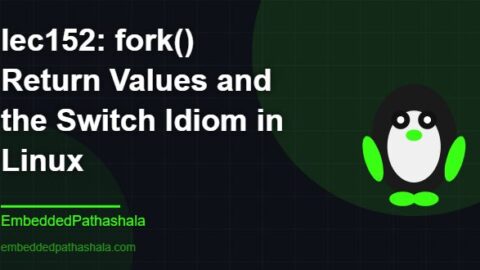 fork() Return Values and the Switch Idiom in Linux, free linux system programming course, free linux device drivers course, free embedded linux course, free embedded systems course