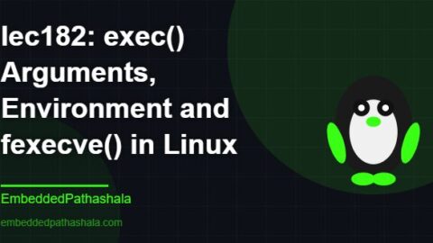 exec() Arguments, Environment and fexecve() in Linux, free linux system programming course, free linux device drivers course, free embedded linux course, free embedded systems course
