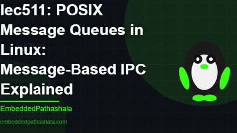 POSIX Message Queues in Linux: Message-Based IPC Explained, free linux system programming course, free linux device drivers course, free embedded linux course, free embedded systems course
