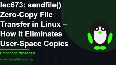 sendfile() Zero-Copy File Transfer in Linux – How It Eliminates User-Space Copies, free linux system programming course, free linux device drivers course, free embedded linux course, free embedded systems course