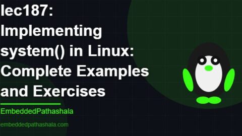 Implementing system() in Linux: Complete Examples and Exercises, free linux system programming course, free linux device drivers course, free embedded linux course, free embedded systems course