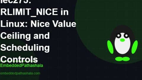 RLIMIT_NICE in Linux: Nice Value Ceiling and Scheduling Controls, free linux system programming course, free linux device drivers course, free embedded linux course, free embedded systems course